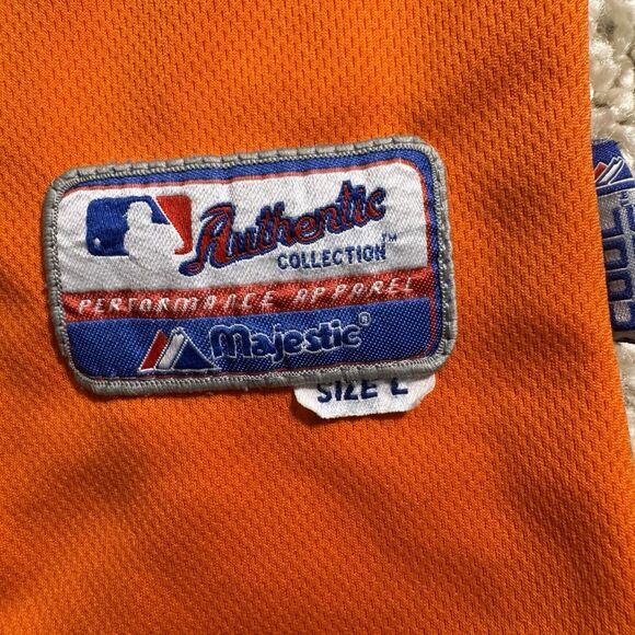 Florida Marlins JOSE REYES Orange Home Jersey Youth Large MAJESTIC MLB Authentic - Picture 3 of 7